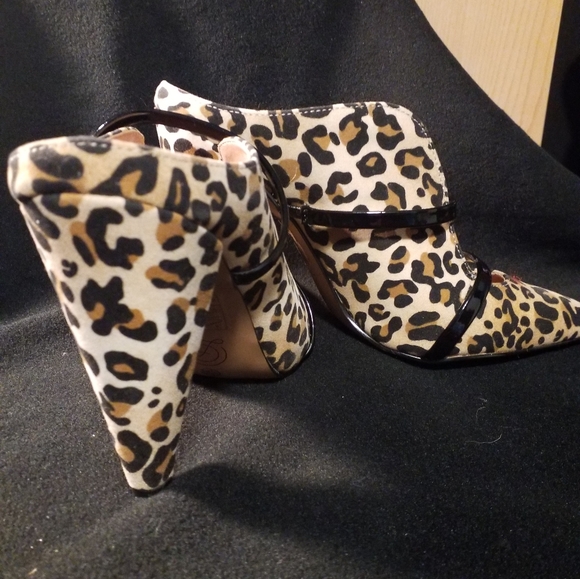 Leopard print slide in shoes - Picture 4 of 8